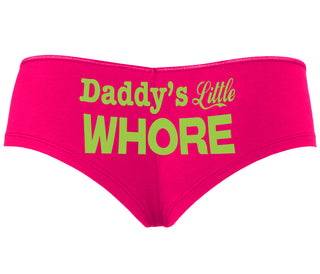 Daddys Little Whore - Fuchsia Boyshort