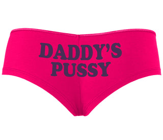 Daddy's Pussy - Fuchsia Boyshort