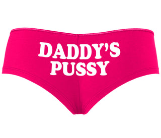 Daddy's Pussy - Fuchsia Boyshort