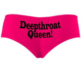 Deep throat Queen - Deepthroat Specialist - Fuchsia Boyshort