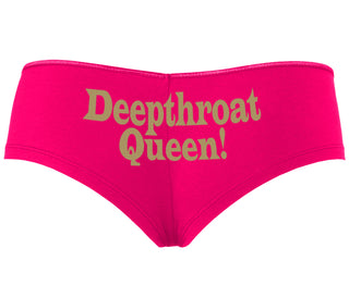 Deep throat Queen - Deepthroat Specialist - Fuchsia Boyshort