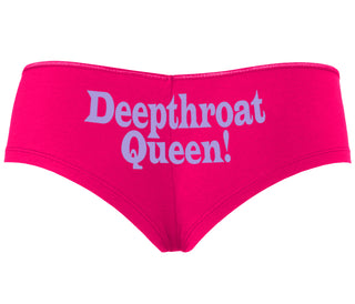 Deep throat Queen - Deepthroat Specialist - Fuchsia Boyshort