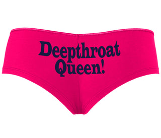 Deep throat Queen - Deepthroat Specialist - Fuchsia Boyshort