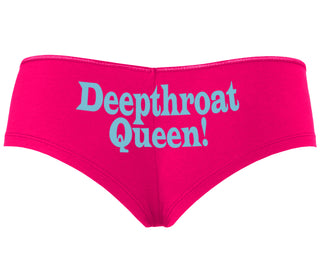 Deep throat Queen - Deepthroat Specialist - Fuchsia Boyshort