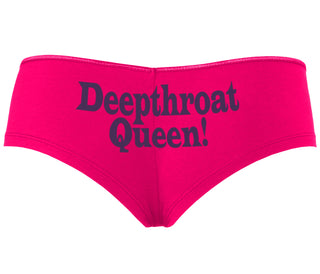 Deep throat Queen - Deepthroat Specialist - Fuchsia Boyshort
