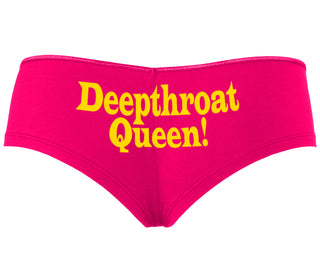 Deep throat Queen - Deepthroat Specialist - Fuchsia Boyshort