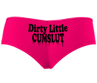 Dirty Little Cumslut - Fuchsia Boyshort