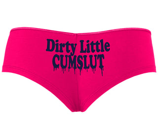 Dirty Little Cumslut - Fuchsia Boyshort