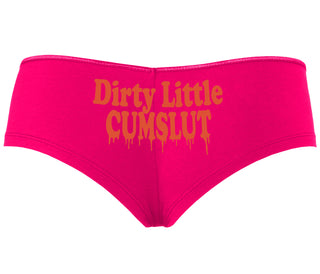 Dirty Little Cumslut - Fuchsia Boyshort