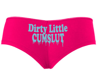 Dirty Little Cumslut - Fuchsia Boyshort