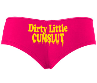 Dirty Little Cumslut - Fuchsia Boyshort
