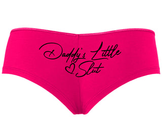 Daddy's Little Slut - Fuchsia Boyshort