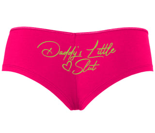 Daddy's Little Slut - Fuchsia Boyshort