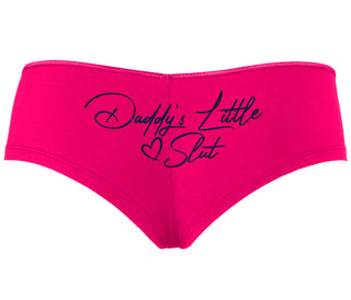 Daddy's Little Slut - Fuchsia Boyshort