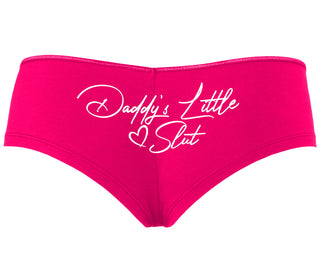 Daddy's Little Slut - Fuchsia Boyshort