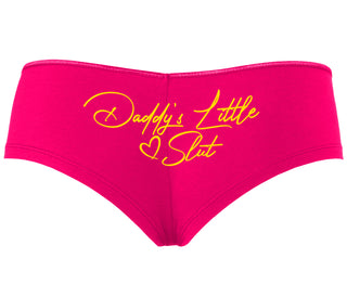 Daddy's Little Slut - Fuchsia Boyshort