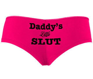 Daddy's Little Slut - Fuchsia Boyshort