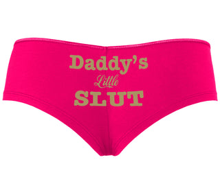 Daddy's Little Slut - Fuchsia Boyshort