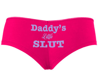 Daddy's Little Slut - Fuchsia Boyshort