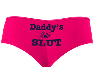 Daddy's Little Slut - Fuchsia Boyshort