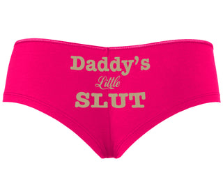Daddy's Little Slut - Fuchsia Boyshort