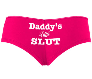 Daddy's Little Slut - Fuchsia Boyshort