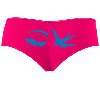 I Swallow - Eye Bird - Fuchsia Boyshort