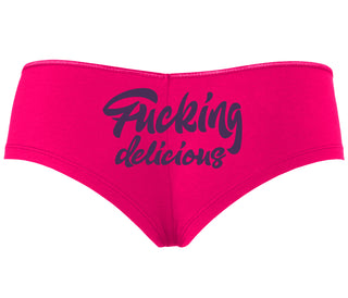 Fucking Delicious  - Fuchsia Boyshort
