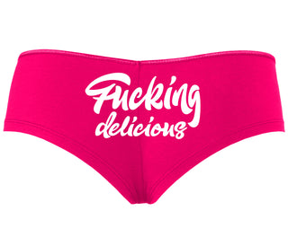 Fucking Delicious  - Fuchsia Boyshort