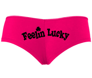 Feeling Lucky Shamrock - Fuchsia Boyshort
