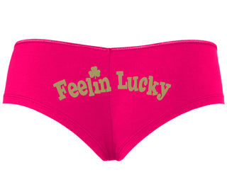 Feeling Lucky Shamrock - Fuchsia Boyshort