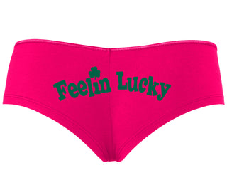 Feeling Lucky Shamrock - Fuchsia Boyshort