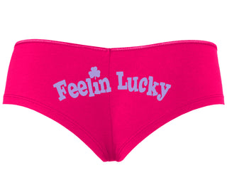 Feeling Lucky Shamrock - Fuchsia Boyshort
