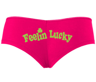 Feeling Lucky Shamrock - Fuchsia Boyshort