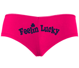 Feeling Lucky Shamrock - Fuchsia Boyshort