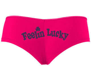 Feeling Lucky Shamrock - Fuchsia Boyshort