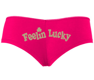 Feeling Lucky Shamrock - Fuchsia Boyshort
