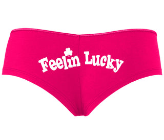 Feeling Lucky Shamrock - Fuchsia Boyshort