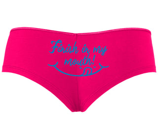 Finish In My Mouth - Fuchsia Boyshort