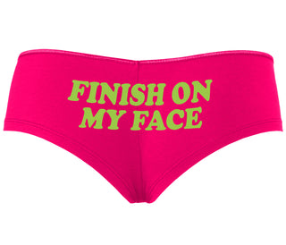Finish On My Face - Fuchsia Boyshort