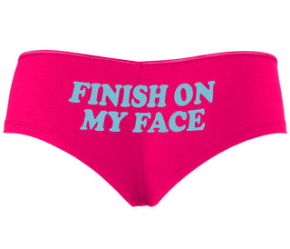 Finish On My Face - Fuchsia Boyshort