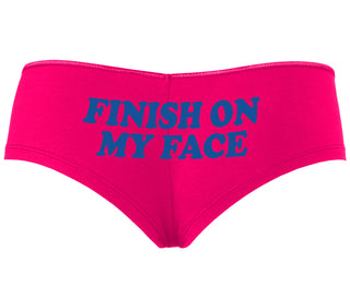Finish On My Face - Fuchsia Boyshort