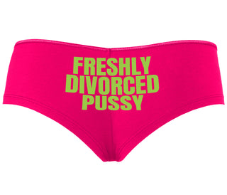 Freshly Divorced Pussy - Fuchsia Boyshort