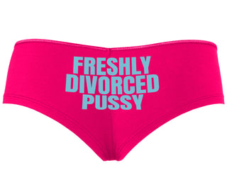 Freshly Divorced Pussy - Fuchsia Boyshort