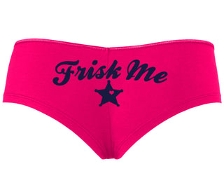 Frisk Me - Sherrif Badge - Fuchsia Boyshort