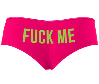 Fuck Me - Fuchsia Boyshort