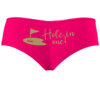 Hole In One - Funny Golf - Fuchsia Boyshort