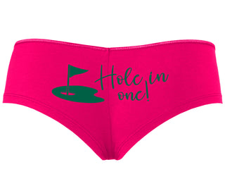 Hole In One - Funny Golf - Fuchsia Boyshort