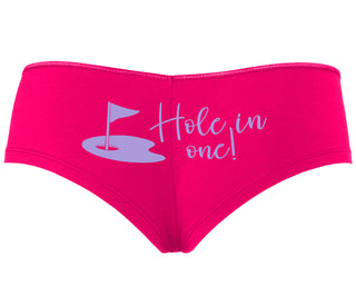 Hole In One - Funny Golf - Fuchsia Boyshort