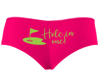 Hole In One - Funny Golf - Fuchsia Boyshort